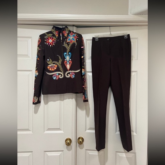 Dry Creek Designs Showmanship Western Pleasure ‎ Rail Jacket with pants… - Picture 2 of 10